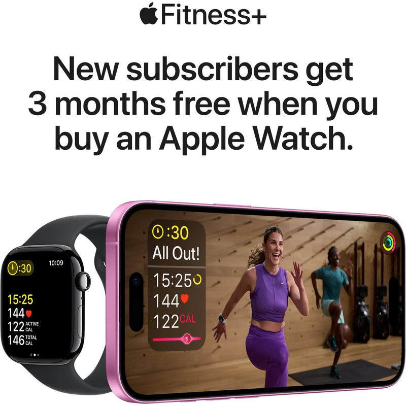 Apple Watch Series 10 GPS + Cellular 46mm Rose Gold Aluminium - Sport Band