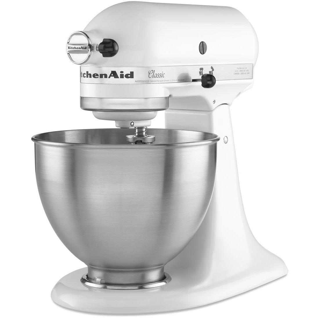 KitchenAid KSM45 4.3L Classic Stand Mixer (White) — view 4