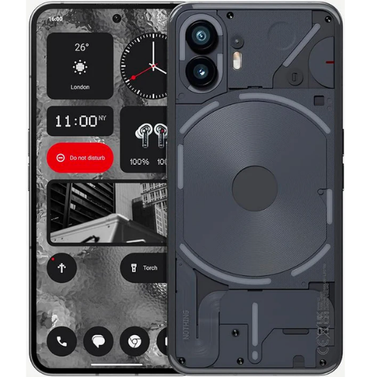Nothing Phone (2) 5G - 6.7 LTPO AMOLED Display, 512GB + 12GB RAM, Glyph Interface, Nothing OS 2.0, Unlocked Android Smartphone (Dark Grey)