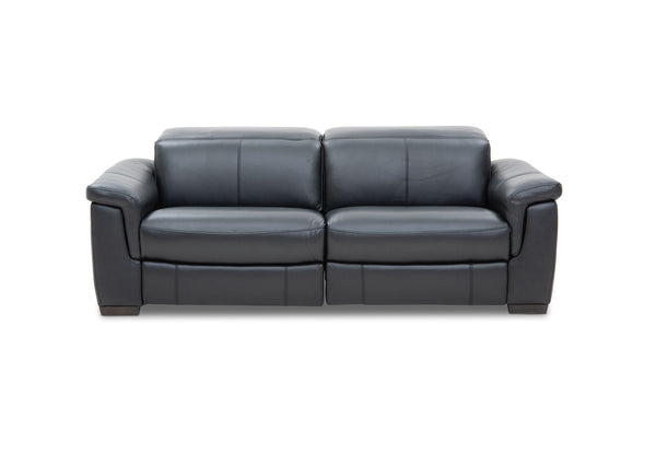 LUCIANO Leather 2.5 Seater Sofa with 2 Electric Recliners