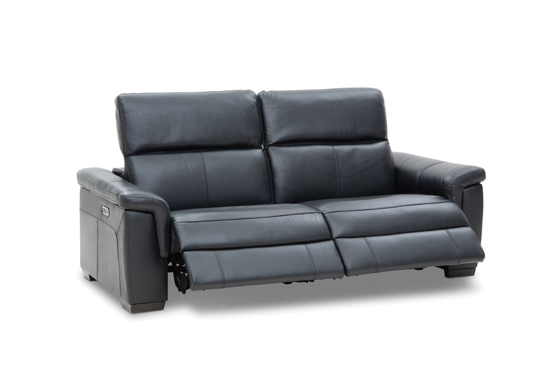 LUCIANO Leather 2.5 Seater Sofa with 2 Electric Recliners