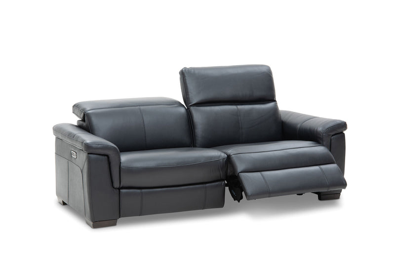 LUCIANO Leather 2.5 Seater Sofa with 2 Electric Recliners