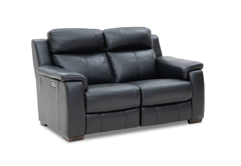 CAPELLO Leather 2 Seater Sofa with 2 Inbuilt Electric Recliners