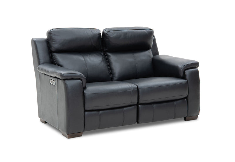 CAPELLO Leather 2 Seater Sofa with 2 Inbuilt Electric Recliners