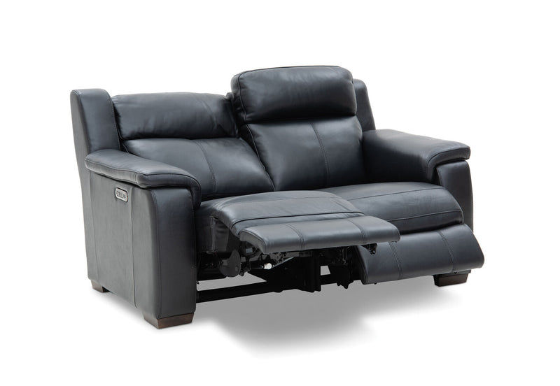 CAPELLO Leather 2 Seater Sofa with 2 Inbuilt Electric Recliners