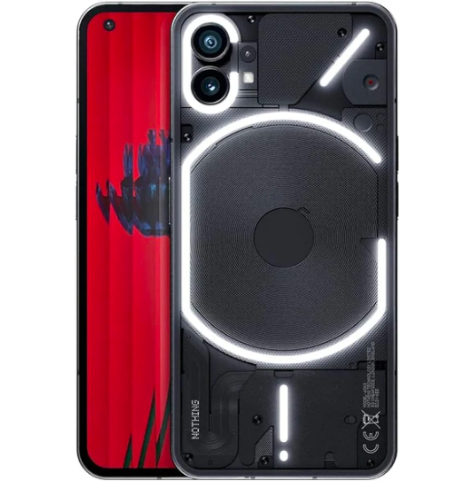 Nothing Phone (1) 5G Dual 256GB + 8GB RAM Black - Glyph Interface, 50 MP Dual Camera, 6.55 120Hz OLED Display - Layaway AU