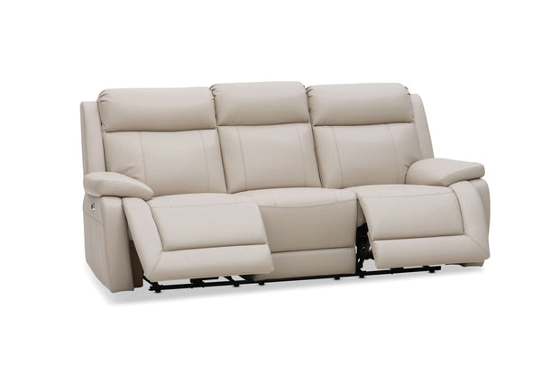 SAN MARCO Leather 3 Seater Recliner Lounge