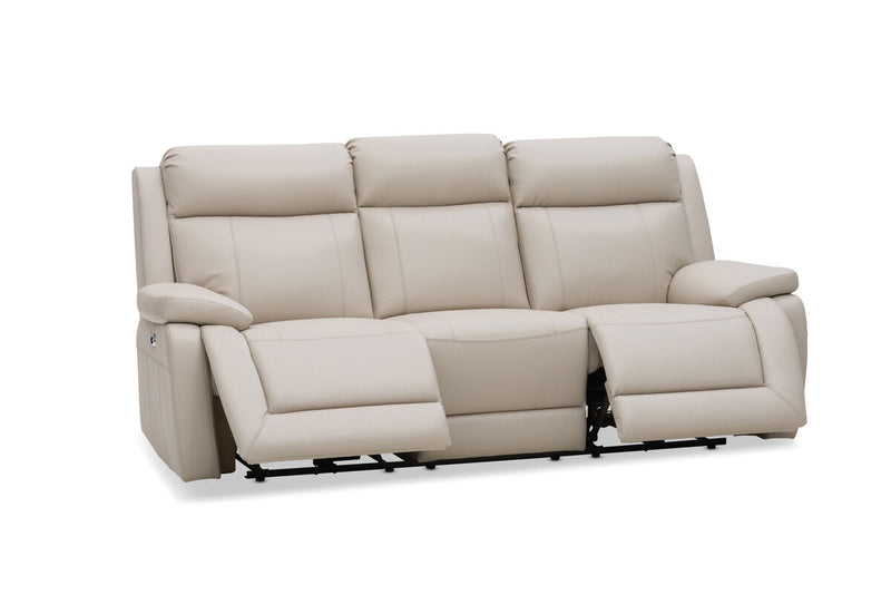 SAN MARCO Leather 3 Seater Recliner Lounge