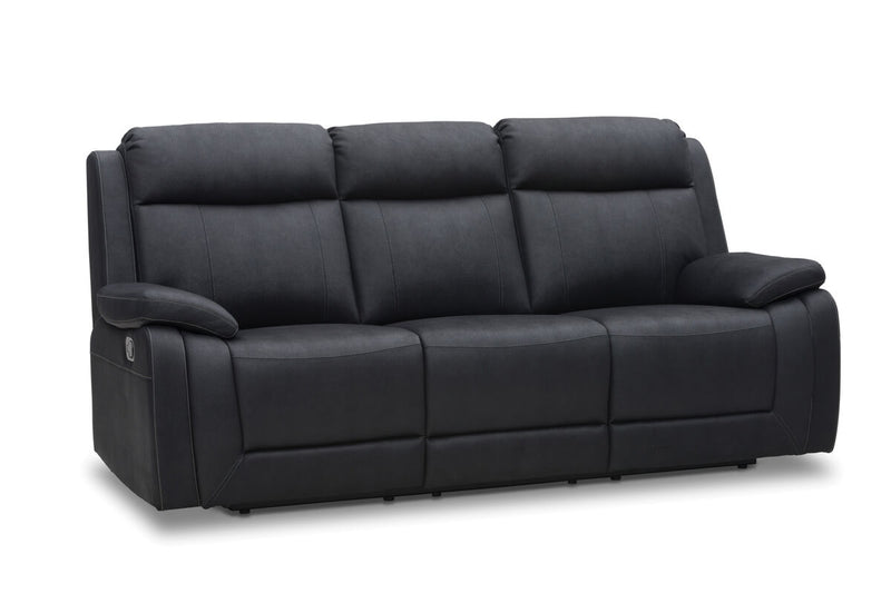 SAN MARCO Fabric 3 Seater Sofa with 2 Inbuilt Recliners
