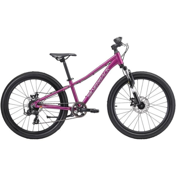 Silverback Spyke 24inch Hardtail Mountain Bike Mulberry Purple