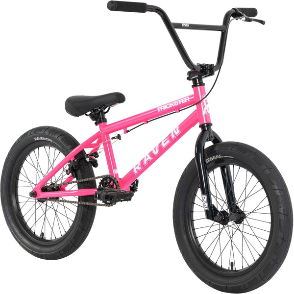Raven Trickster 18'' BMX Bike Gloss Pink