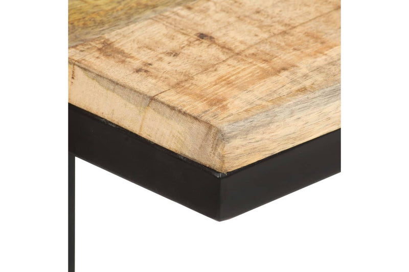 Side Tables 2 pcs 31.5x24.5x64.5 cm Rough Mango Wood vidaXL