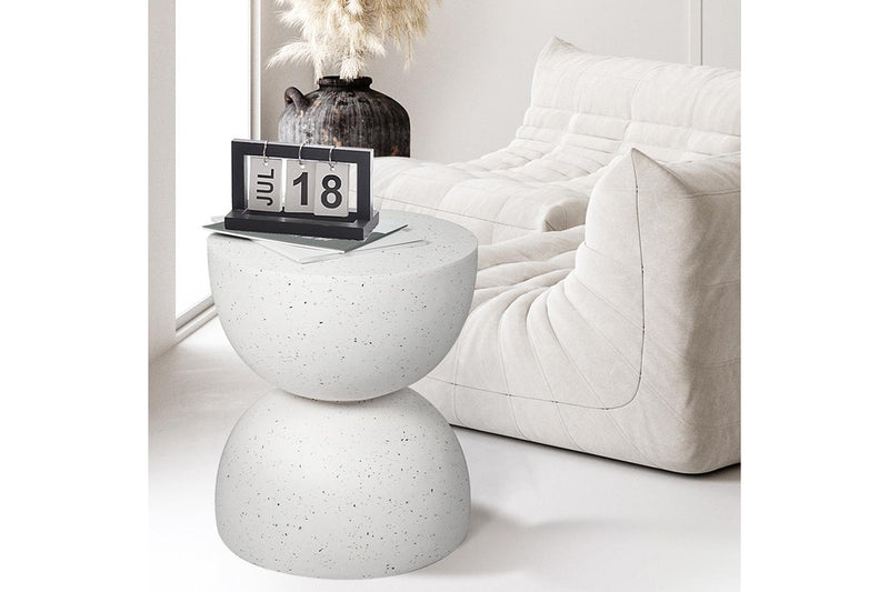 Side Table Terrazzo Coffee Tables Beige