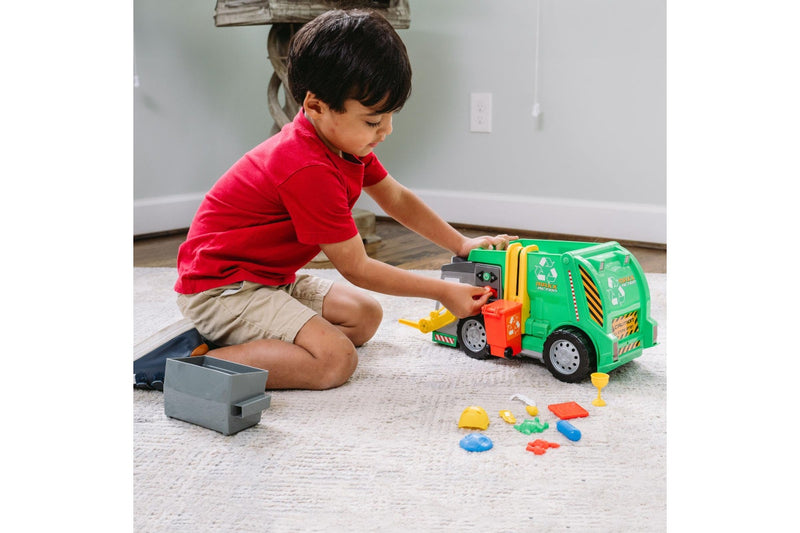 MAXX Action Motorized 3-in-1 Recycle Truck w Lights & Sounds 15 Accessories