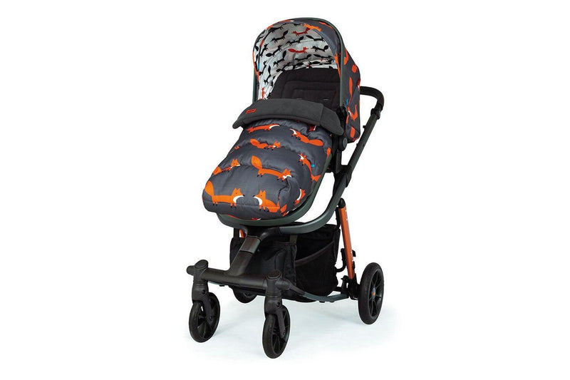 Cosatto Giggle Quad Pram & Push Chair Charcoal Mr Fox Baby Infant Toddler 0m+
