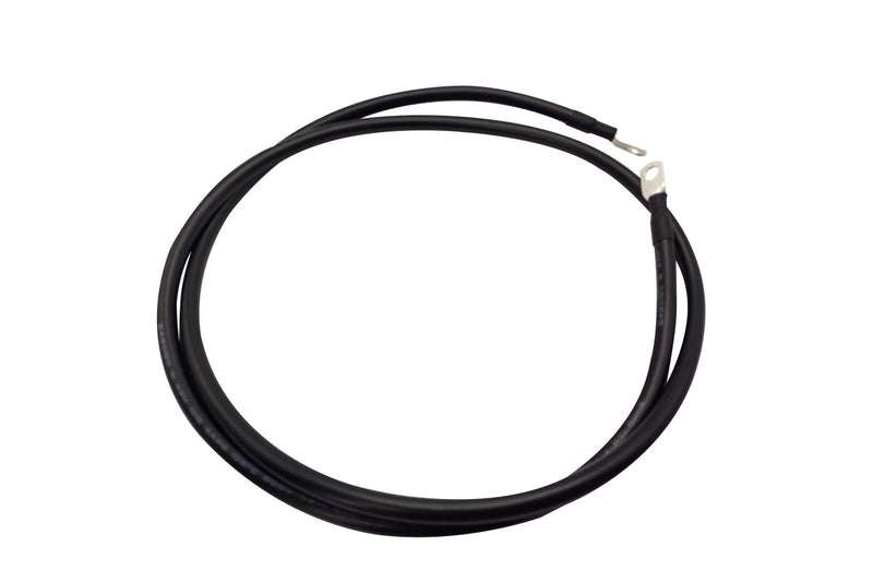 1.5m 4AWG Connector Cable Power Wire Black M8 Lug On Both Ends Superior Corrosion Resistance Inverter Car RV Marine