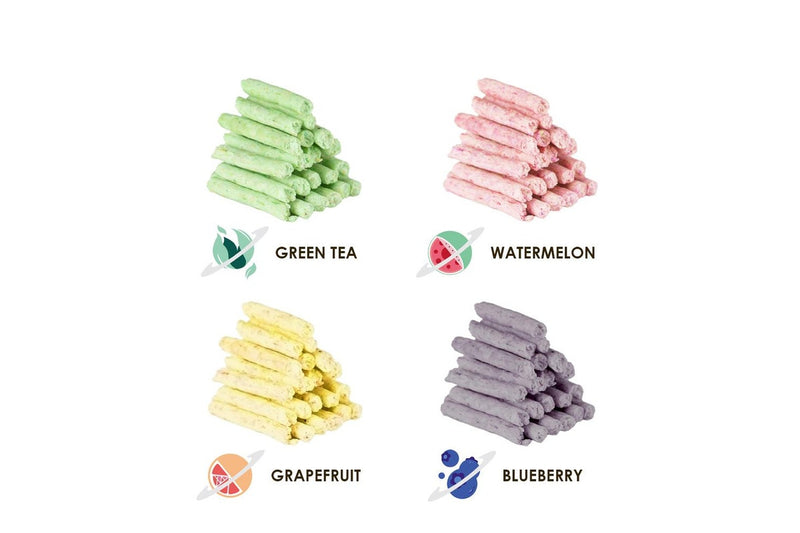 2x Zodiac 7L 2.5kg Fruity Tofu Soy Pulp Pet Cat Litter Absorbent Clump Green Tea