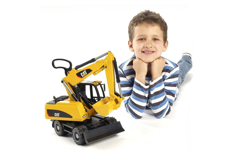Bruder 1:16 Caterpillar 44cm Wheeled Excavator Toy Loader 4y+ Kids Toy Yellow