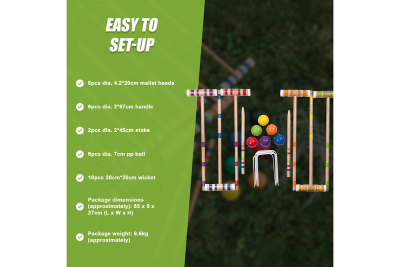 Croquet Set - Up to 6 Players