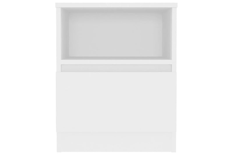 Bed Cabinet White 40X40x50 Cm Engineered Wood Bedside Tables