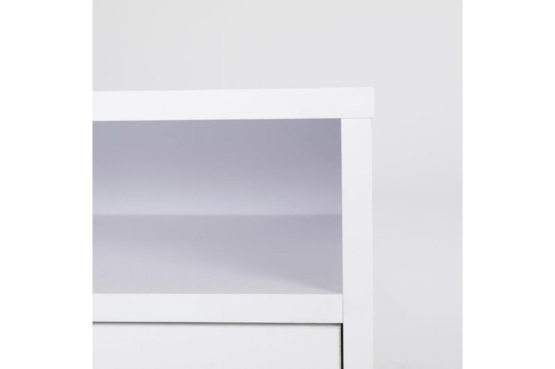 2X Bedside Table Side Storage Cabinet Nightstand Bedroom Drawer Anya White Bedside Tables