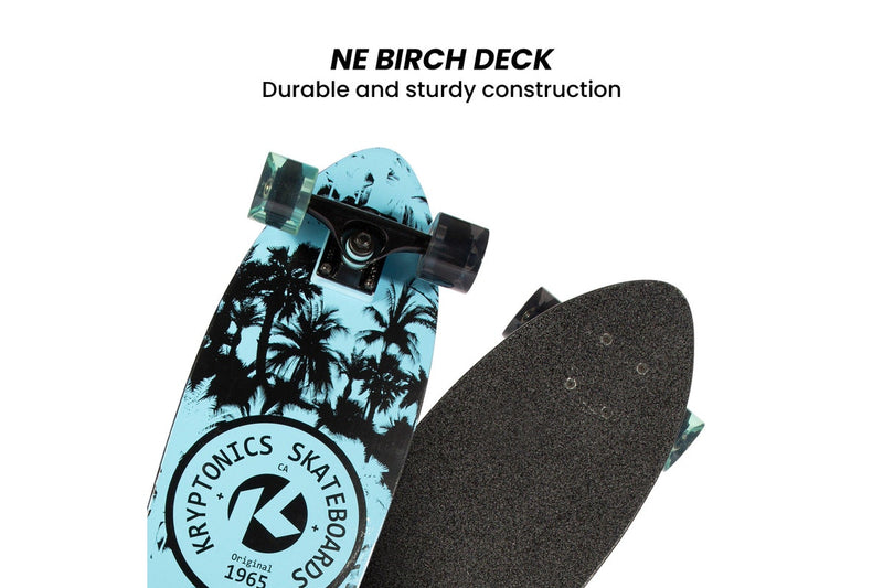 Kryptonics 28-inch Cruiser Board Skateboard - Negative