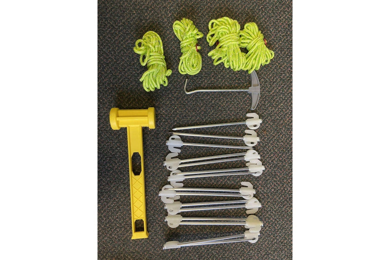 Ozstock Glow Tent Pegs Stakes Reflective Lines 25PCS Set Tent Accessory for Hiking Camping