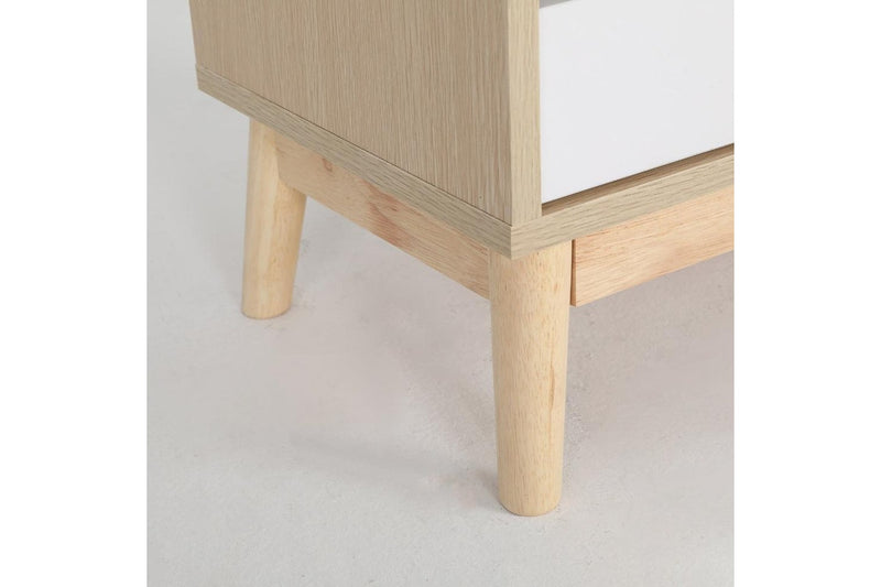 2X Bedside Table Side Storage Cabinet Nightstand Bedroom Drawer Anya Oak Bedside Tables