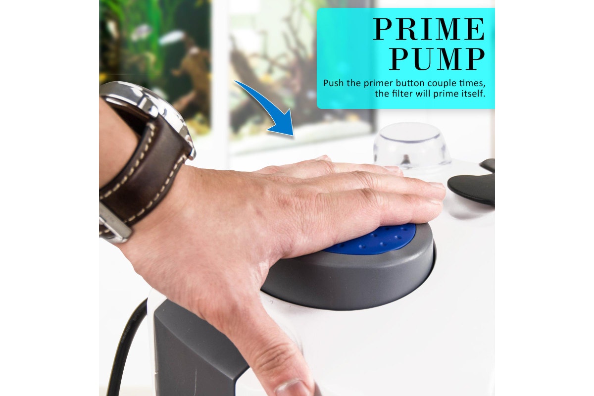 Aquarium UV Light External Canister Filter 2000L/H + Media Kit