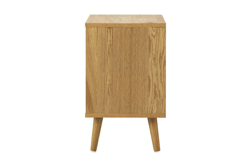 Oikiture 2 X Bedside Tables Bedroom Furniture Wooden