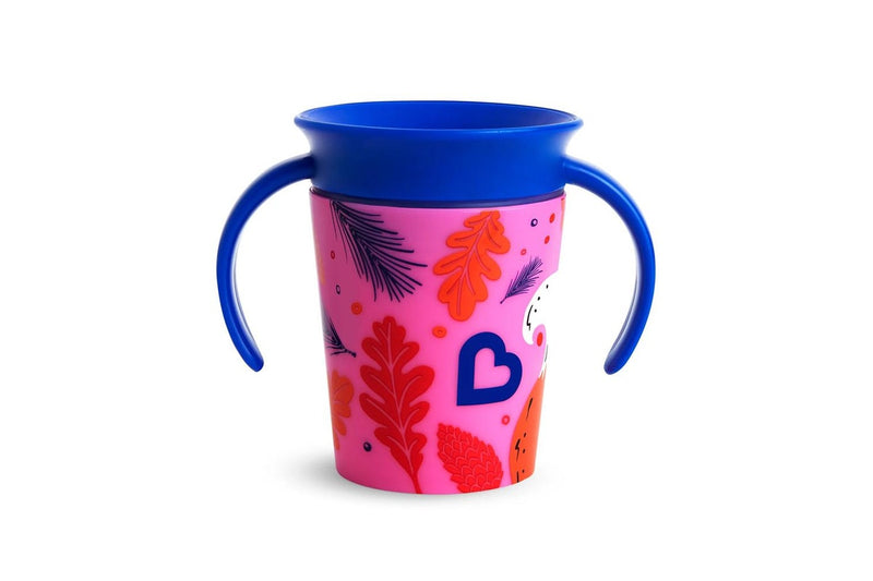 Munchkin 177ml Miracle 360 Wild Love Trainer Drink Cup Baby Toddler 6m+ Assort