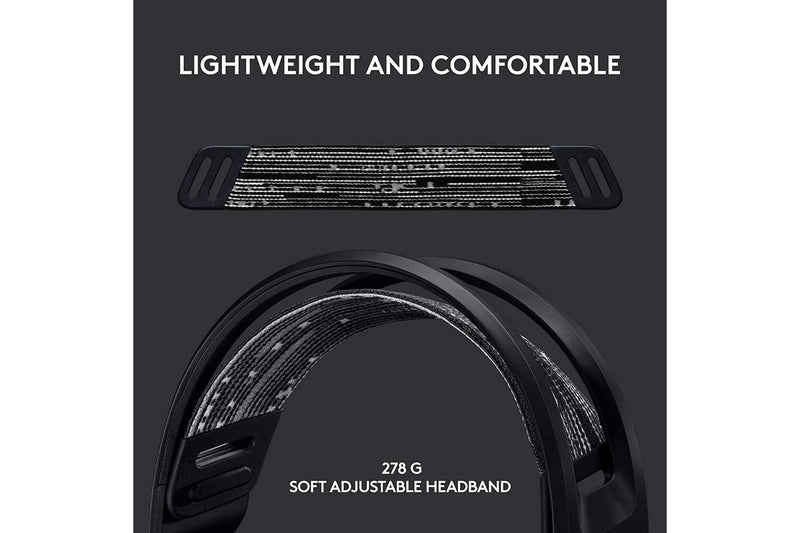 Logitech G733 LIGHTSPEED Wireless RGB Gaming Headset - Black