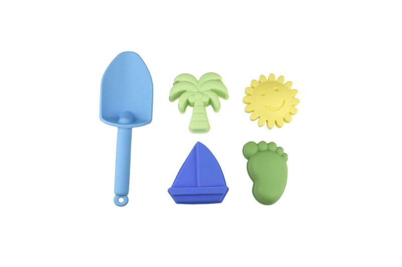 6pc Koala Dream Silicone Baby Toddler Beach Sand Toy Set Blue Sundae 10m+