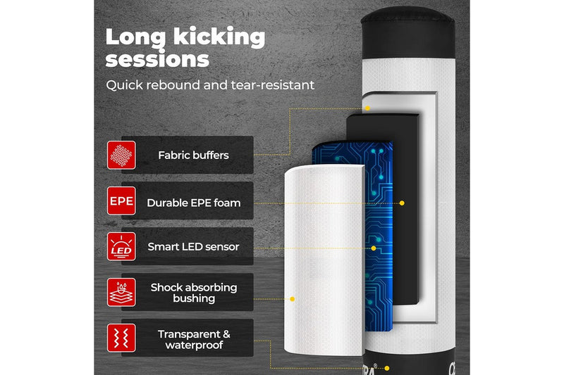 Centra Punching Boxing Bag Stand Electronic Counter Music LED Kick Gym Traning