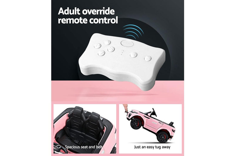 Rigo Kids Electric Ride On Car Range Rover-inspired Toy Cars Remote 12V Pink