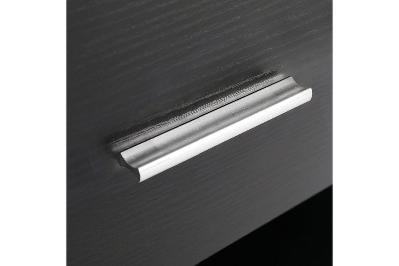 2X Bedside Table Side Storage Cabinet Nightstand Bedroom 1 Drawer Shelf Ella Black Bedside Tables