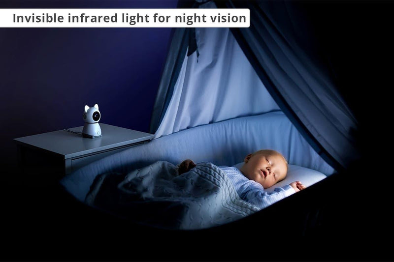 Kogan SmarterHome(TM) Pan & Tilt Smart Baby Monitor Security Camera