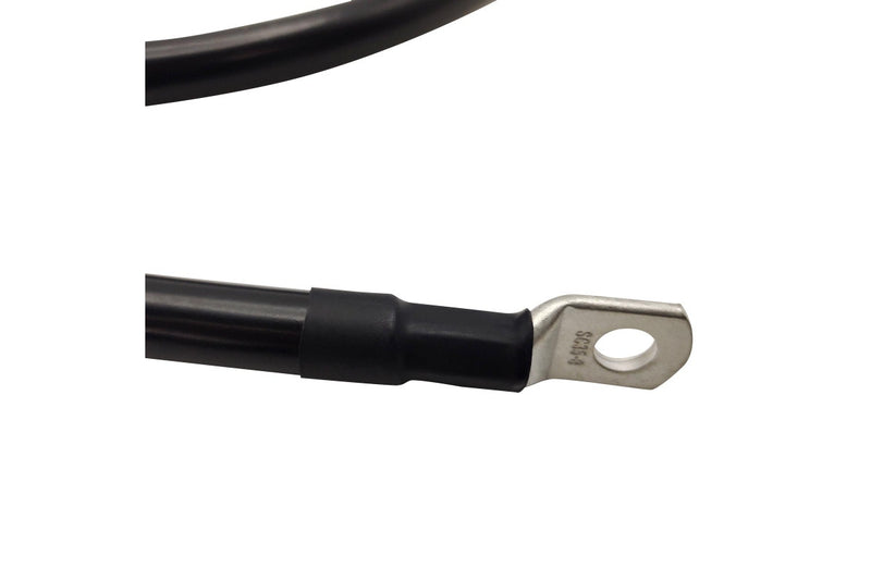 1.5m 2AWG Connector Cable Power Wire Black M8 Lug On Both Ends Superior Corrosion Resistance Inverter Car RV Marine
