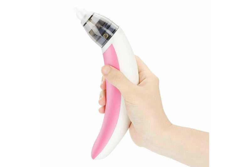 Baby Nasal Aspirator Electric Safe Hygienic Nose Cleaner Snot Sucker For (Red) Baby Health