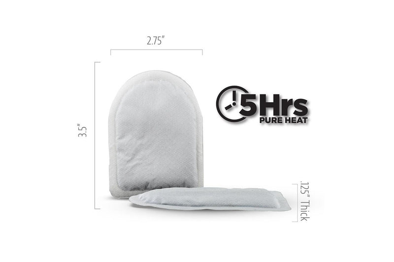 5 Pairs Little Hotties Adhesive Toe Warmers Natural 5hr Pure Heat Air-Activated