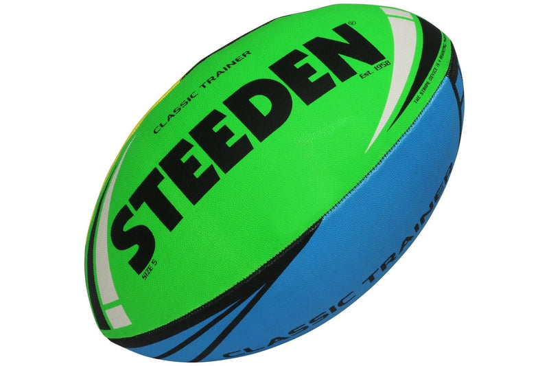 Steeden Classic Trainer Rugby League Ball - Multi - 6 inch