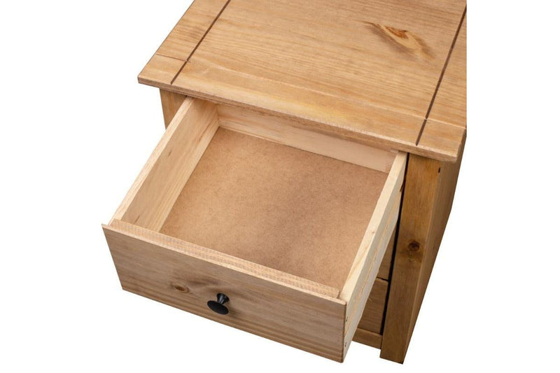 Bedside Cabinet 46X40x57 Cm Pinewood Panama Range Bedside Tables