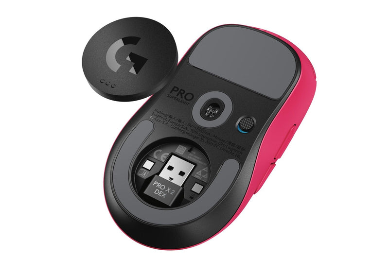 Logitech G PRO X Superlight 2 DEX LIGHTSPEED Gaming Mouse (Magenta)
