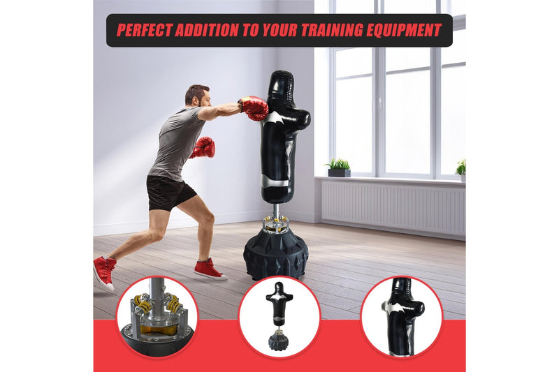180cm Free Standing Boxing Punching Bag Stand MMA UFC Kick Fitness