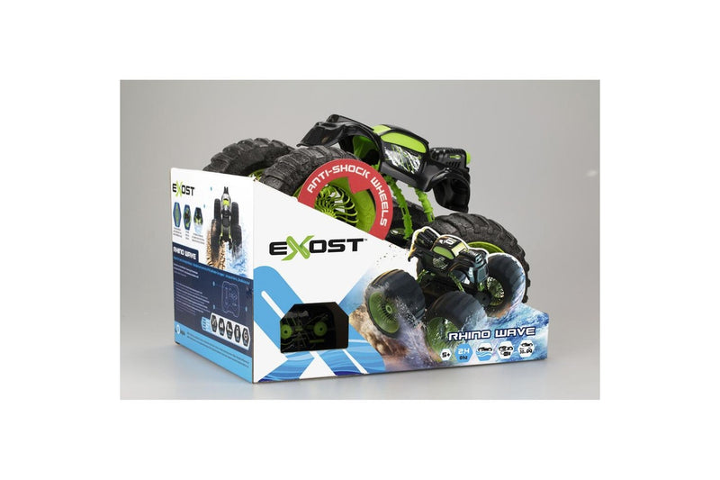 Silverlit Exost Rhino Wave Vehicle Car Kids Children Play Toy Green Black 5y+