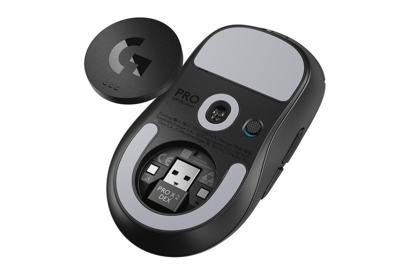 Logitech G PRO X Superlight 2 DEX LIGHTSPEED Gaming Mouse (Black)