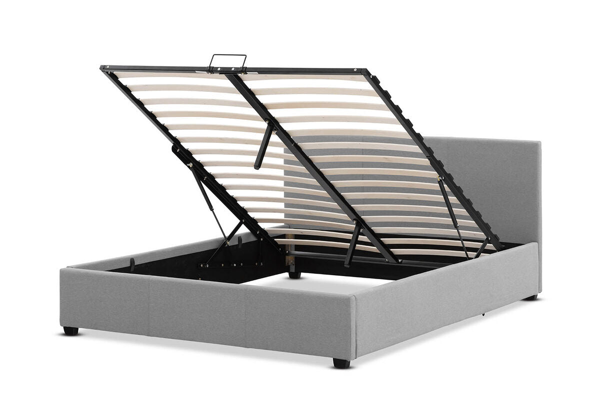 PAGOSA Light Grey Queen Lift Bed