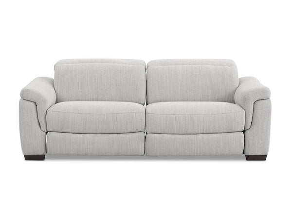 LUCIANO Fabric 2.5 Seater Sofa with 2 Electric Recliners