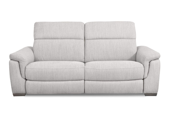LUCIANO Fabric 2.5 Seater Sofa with 2 Electric Recliners