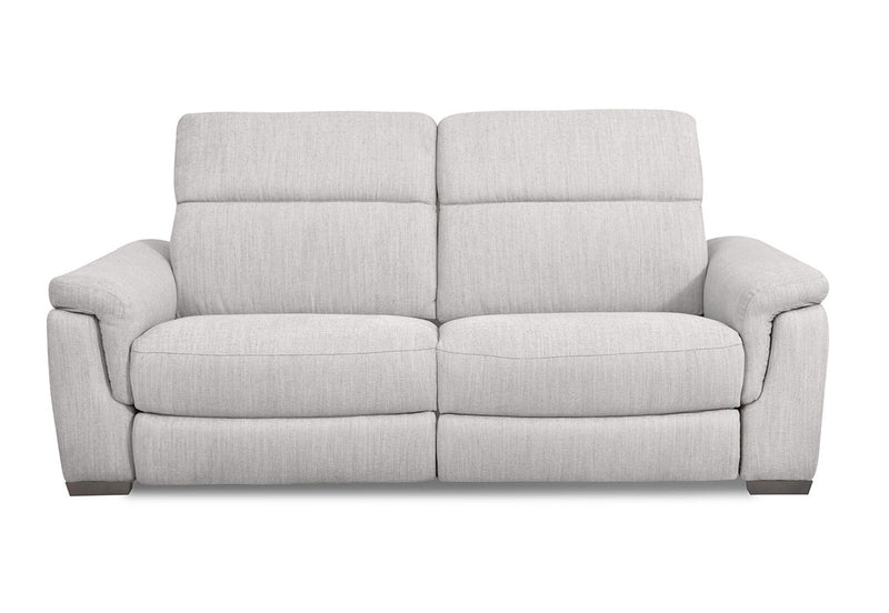 LUCIANO Fabric 2.5 Seater Sofa with 2 Electric Recliners